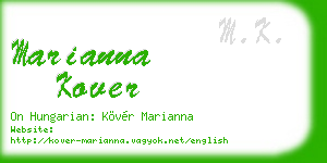 marianna kover business card